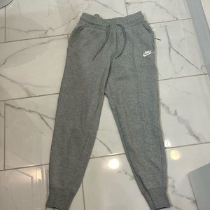 Grey Nike sweatpants